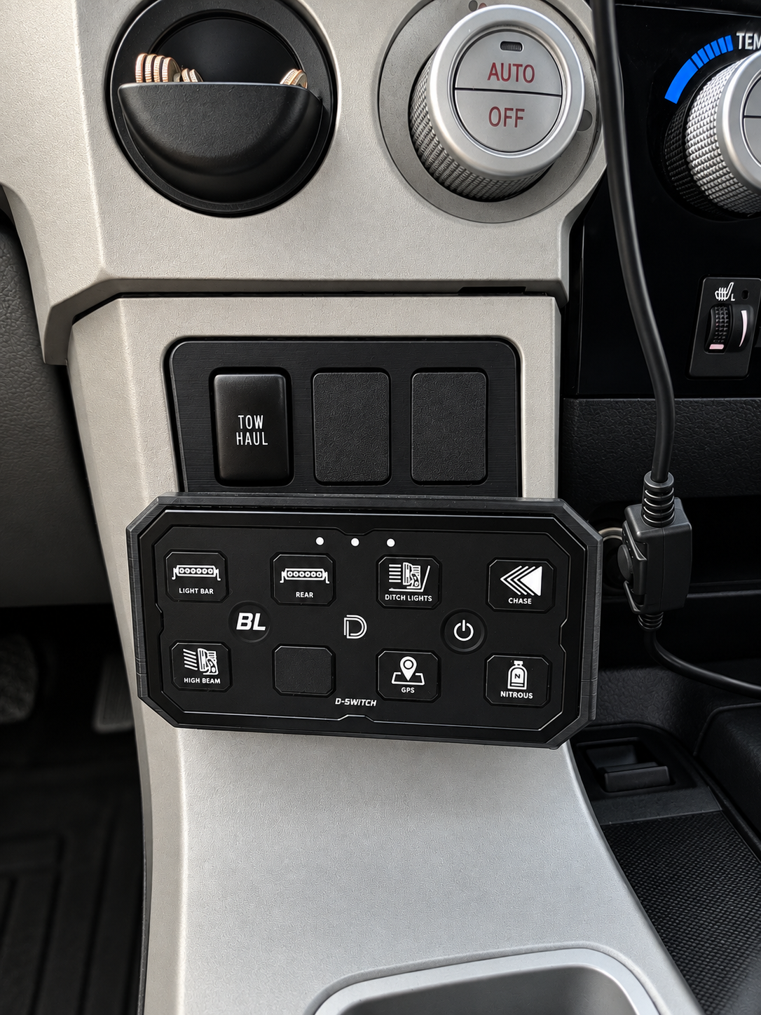 2nd Gen 2007-2021 Toyota Sequoia/Tundra Diode Dynamics D-Switch Panel Dash mount