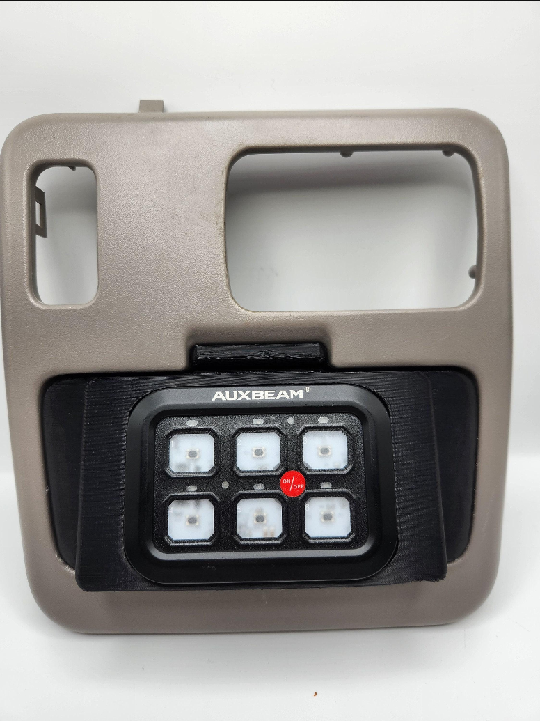 2001-2007 1st Gen Toyota Tundra Overhead Auxbeam 6/8/8 XL Switch Panel Mount