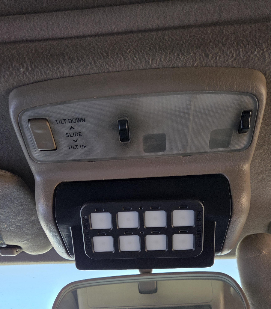 1996-2002 Toyota 4Runner Overhead SwitchPros SP9100 Switch Panel Mount
