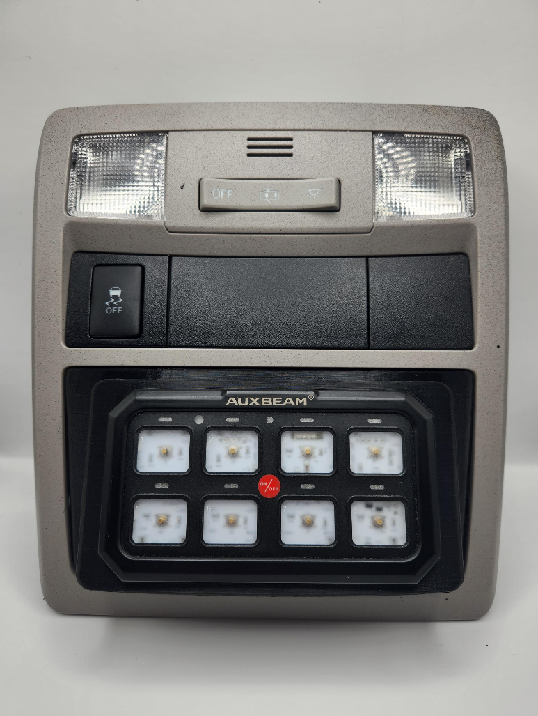 2016-23 3rd Gen Toyota Tacoma Overhead Auxbeam 6/8/8XL Switch Panel Mount