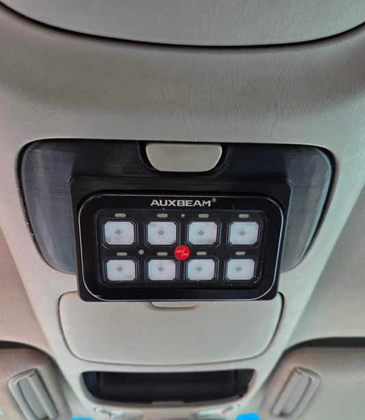 2001-2007 Toyota Sequoia/Tundra Overhead Auxbeam 8 Switch Panel