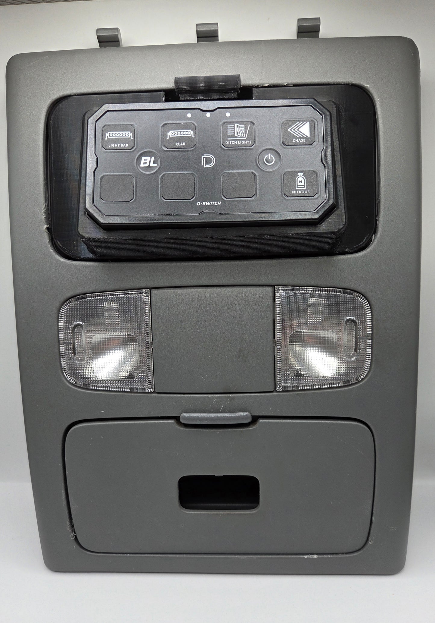 2005-2011 Toyota Tacoma Overhead 3D Printed Diode Dynamics D-Switch Panel Mount