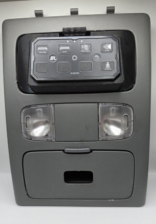 2005-2011 Toyota Tacoma Overhead 3D Printed Diode Dynamics D-Switch Panel Mount