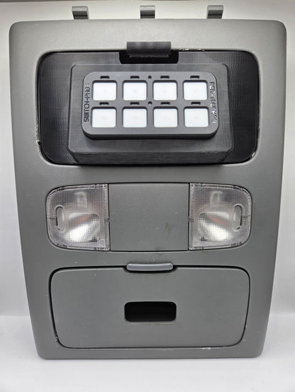 2005-2011 Toyota Tacoma Overhead 3D Printed SwitchPros SP9100 Switch Panel Mount