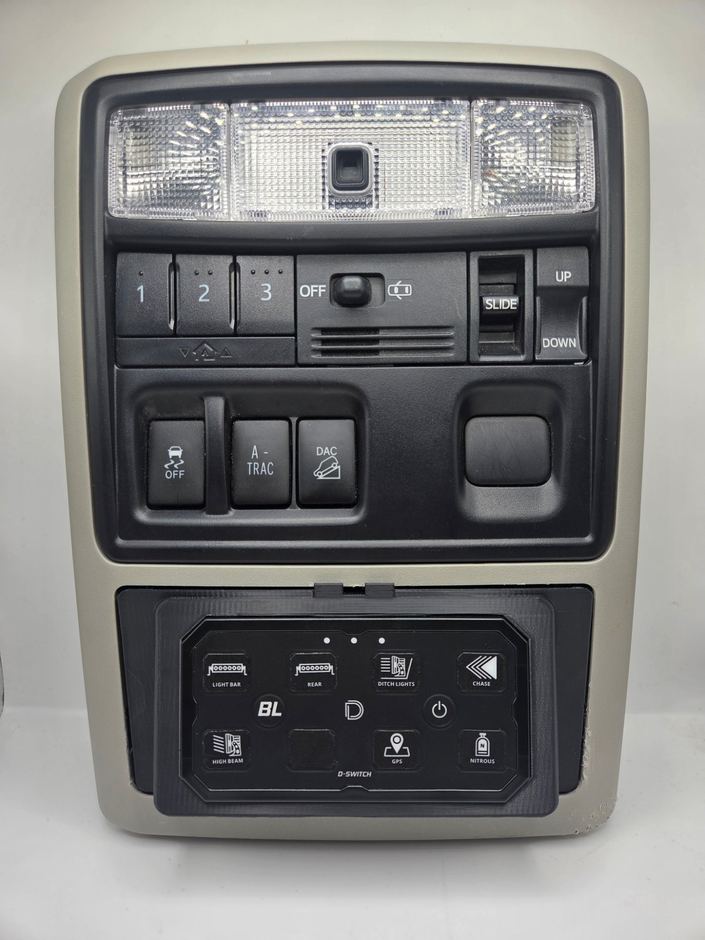 2010-2023 Toyota 4Runner Overhead Diode Dynamics D-Switch Panel Mount