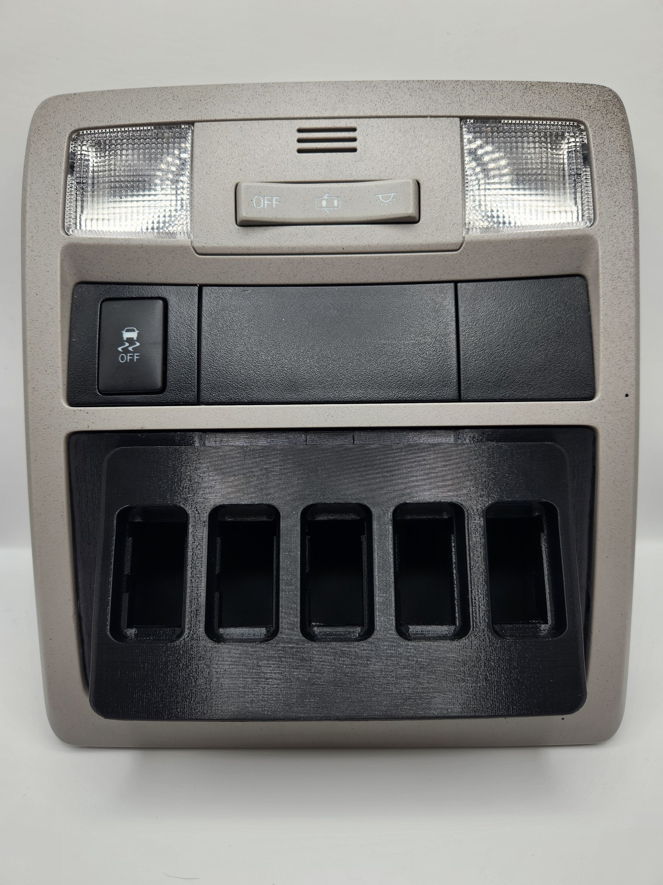 3rd Gen Tacoma OEM Style Overhead Switch Panel Installed