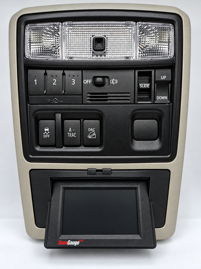 2010-2023 Toyota 4Runner Scangauge III Overhead Panel Mount
