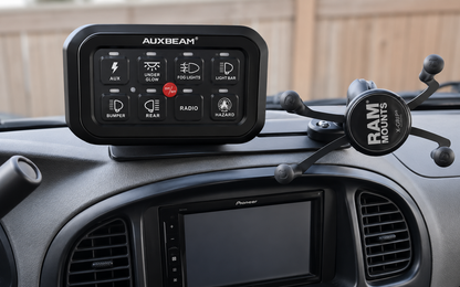 RAM Mount Auxbeam 8 Switch Panel Holder