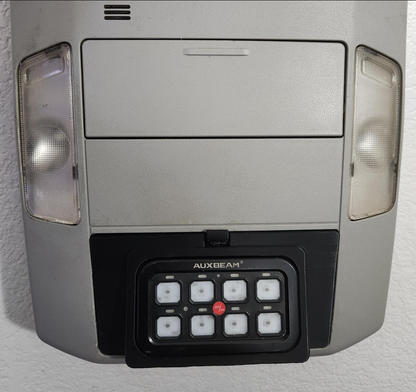 2008-2022 Toyota Sequoia/Tundra Overhead Auxbeam 6/8/8XL Gang Switch Panel Mount