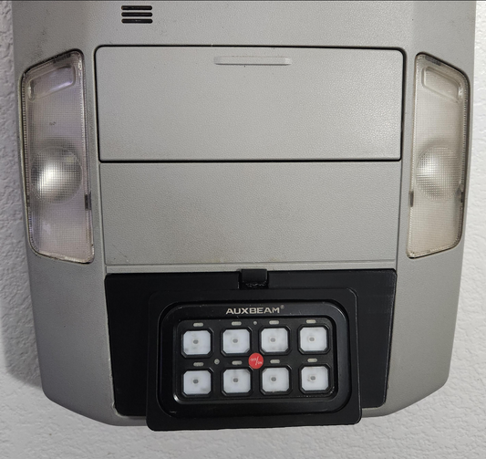 2008-2022 Toyota Sequoia/Tundra Overhead Auxbeam 6/8/8XL Gang Switch Panel Mount