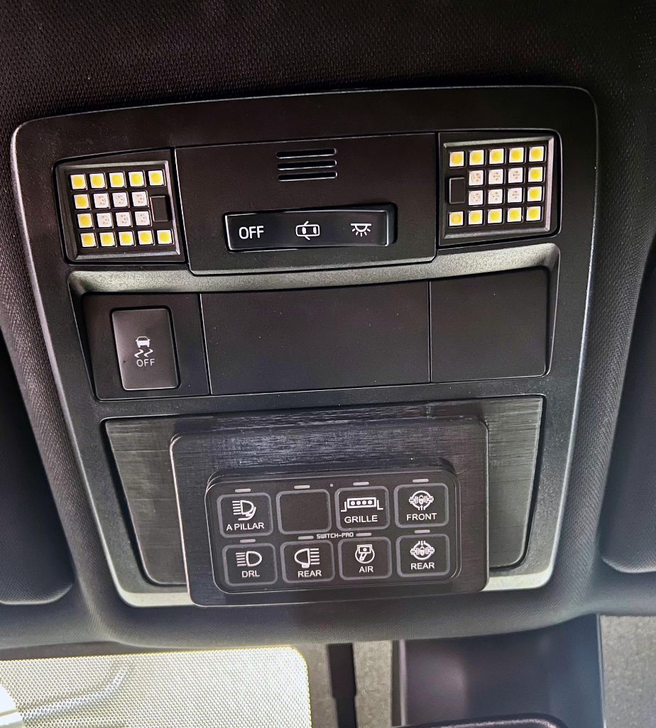 2016-23 3rd Gen Toyota Tacoma Overhead SwitchPros SP9100 Switch Panel Mount