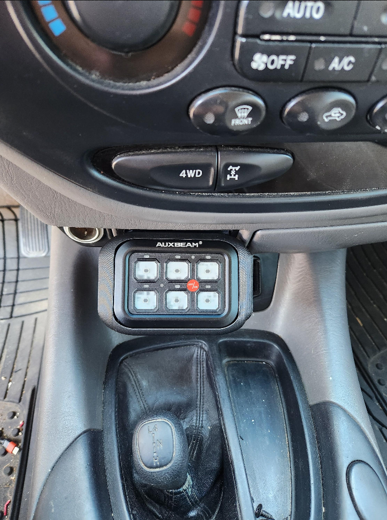 2001-2007 Toyota Sequoia/Tundra Auxbeam 6/8 Switch Panel Ashtray Mount