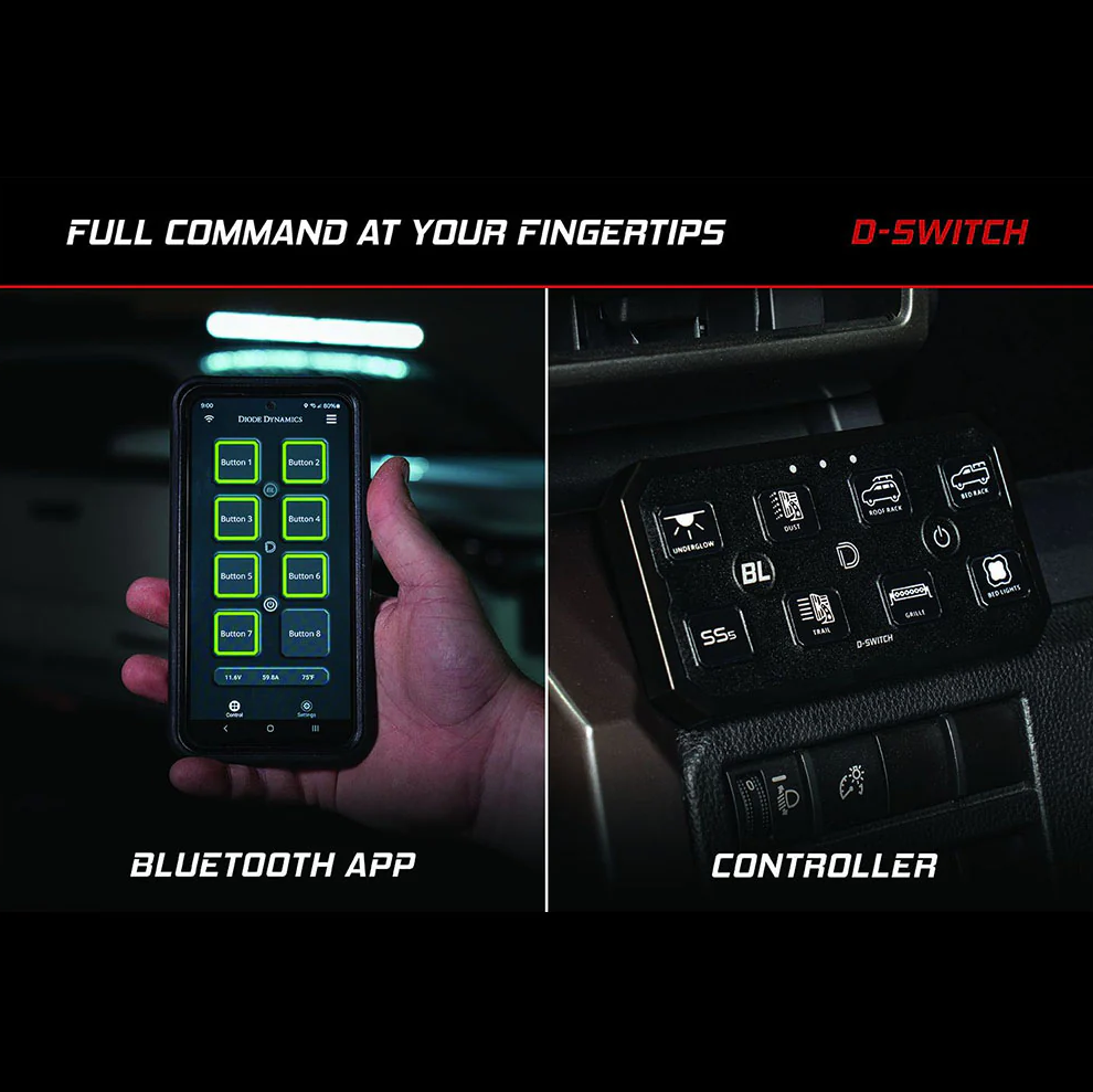 Diode Dynamics D-Switch 8-Channel Switch Panel