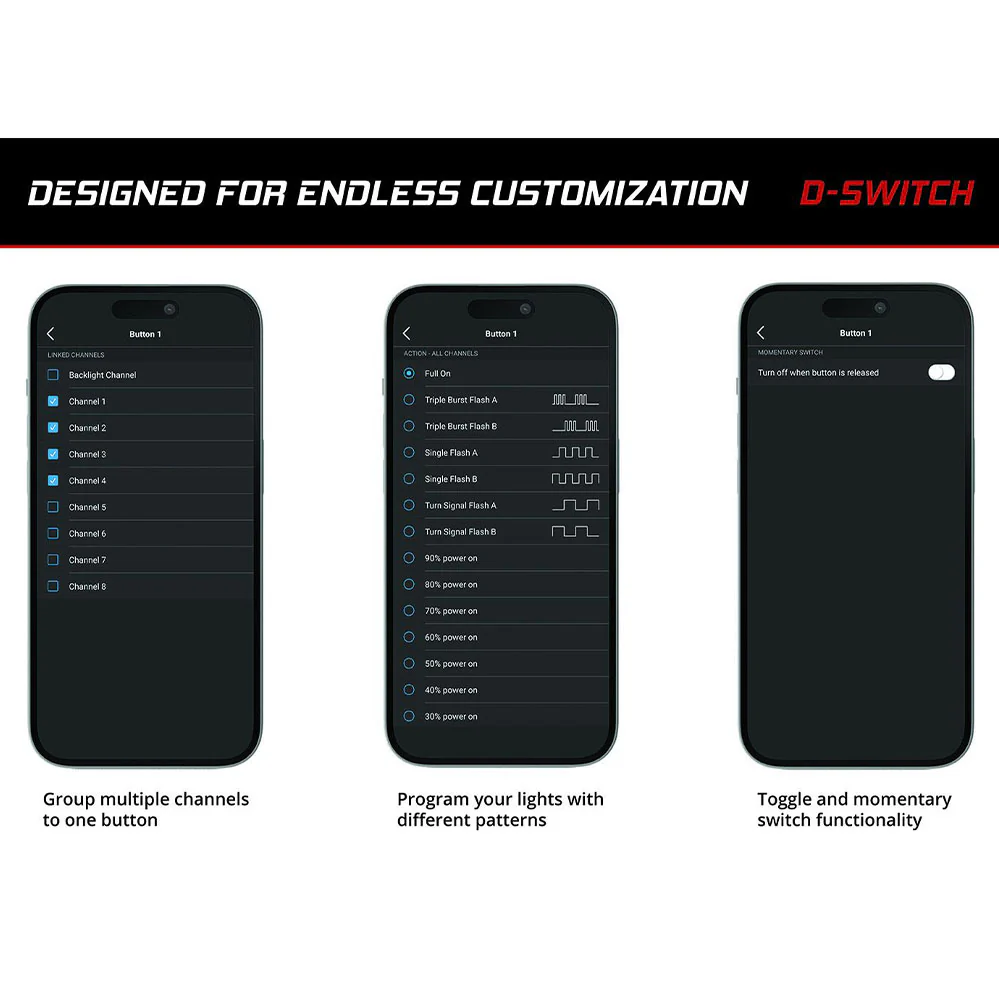 Diode Dynamics D-Switch 8-Channel Switch Panel