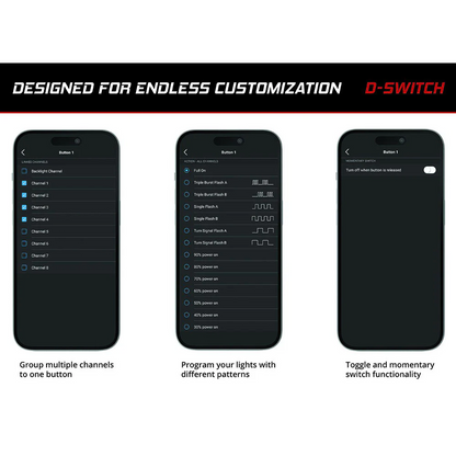Diode Dynamics D-Switch 8-Channel Switch Panel