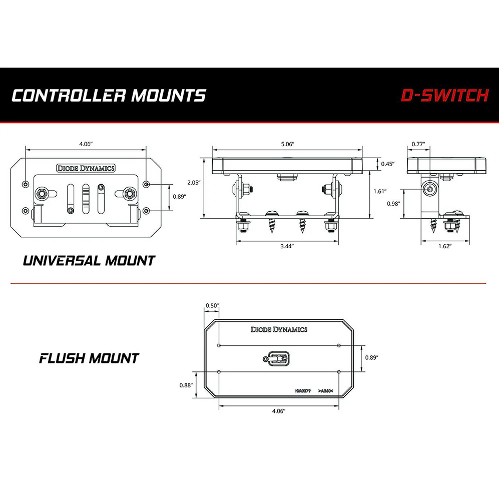 Diode Dynamics D-Switch 8-Channel Switch Panel