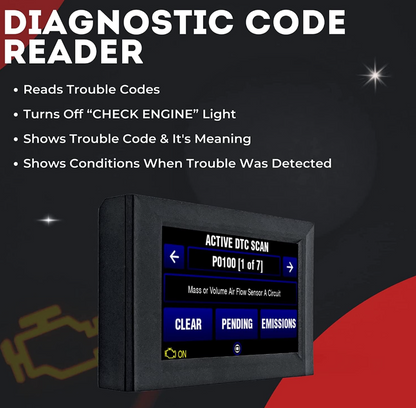 ScanGauge 3 Touch Screen OBD2 Scanner, Digital Gauges & Trip Computer