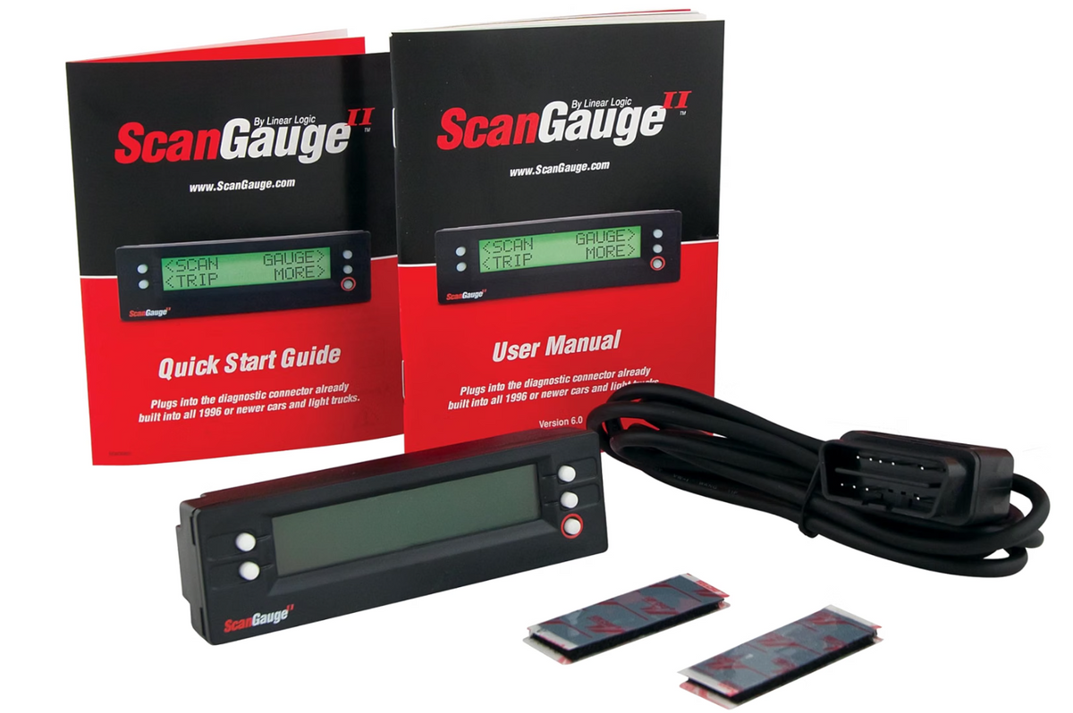 ScanGauge Ultra Compact 3-in-1 Automotive Computer with Customizable Real-Time Fuel Economy Digital Gauges for OBD2 Vehicles