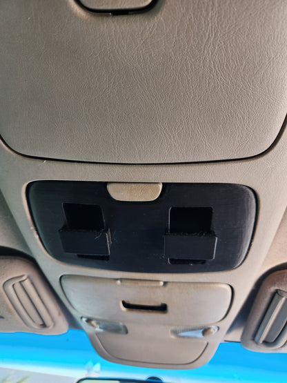 01-07 Sequoia Tundra Overhead Walkie Talkie Radio Mount Installed